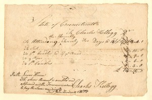 Connecticut Currency - Pay Order for "General Assembly"